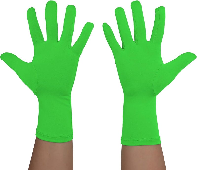 Sheface Stretchy Spandex Costume Gloves - Men's & Women's Banquet Party Wedding Gloves - Image 2